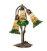 Meyda Lighting Lighting 16" High Stained Glass Pond Lily 3 Light Accent Lamp