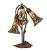 Meyda Lighting Lighting 16" High Stained Glass Pond Lily 3 Light Accent Lamp