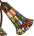Meyda Lighting Lighting 16" High Stained Glass Pond Lily 3 Light Accent Lamp