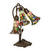 Meyda Lighting Lighting 16" High Stained Glass Pond Lily 3 Light Accent Lamp