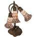 Meyda Lighting Lighting 16" High Stained Glass Pond Lily 3 Light Accent Lamp