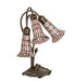 Meyda Lighting Lighting 16" High Stained Glass Pond Lily 3 Light Accent Lamp