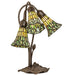 Meyda Lighting Lighting 16" High Stained Glass Pond Lily 3 Light Accent Lamp