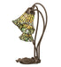 Meyda Lighting Lighting 16" High Stained Glass Pond Lily 3 Light Accent Lamp