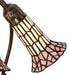 Meyda Lighting Lighting 16" High Stained Glass Pond Lily 3 Light Accent Lamp