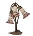 Meyda Lighting Lighting 16" High Stained Glass Pond Lily 3 Light Accent Lamp