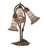 Meyda Lighting Lighting 16" High Stained Glass Pond Lily 3 Light Accent Lamp