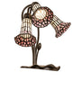 Meyda Lighting Lighting 16" High Stained Glass Pond Lily 3 Light Accent Lamp