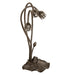 Meyda Lighting Lighting 16" High Stained Glass Pond Lily 3 Light Accent Lamp