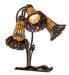 Meyda Lighting Lighting 16" High Stained Glass Pond Lily 3 Light Accent Lamp