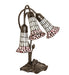Meyda Lighting Lighting 16" High Stained Glass Pond Lily 3 Light Accent Lamp