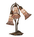 Meyda Lighting Lighting 16" High Stained Glass Pond Lily 3 Light Accent Lamp