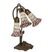 Meyda Lighting Lighting 16" High Stained Glass Pond Lily 3 Light Accent Lamp
