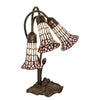 Meyda Lighting Lighting 16" High Stained Glass Pond Lily 3 Light Accent Lamp