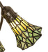 Meyda Lighting Lighting 16" High Stained Glass Pond Lily 3 Light Accent Lamp