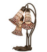 Meyda Lighting Lighting 16" High Stained Glass Pond Lily 3 Light Accent Lamp