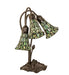 Meyda Lighting Lighting 16" High Stained Glass Pond Lily 3 Light Accent Lamp
