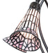 Meyda Lighting Lighting 16" High Stained Glass Pond Lily 5 Light Table Lamp
