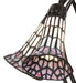 Meyda Lighting Lighting 16" High Stained Glass Pond Lily 5 Light Table Lamp