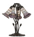 Meyda Lighting Lighting 16" High Stained Glass Pond Lily 5 Light Table Lamp