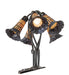 Meyda Lighting Lighting 16" High Stained Glass Pond Lily 5 Light Table Lamp