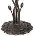 Meyda Lighting Lighting 16" High Stained Glass Pond Lily 5 Light Table Lamp