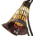 Meyda Lighting Lighting 16" High Stained Glass Pond Lily 5 Light Table Lamp