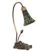 Meyda Lighting Lighting 16" High Stained Glass Pond Lily Accent Lamp