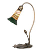 Meyda Lighting Lighting 16" High Stained Glass Pond Lily Accent Lamp