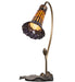 Meyda Lighting Lighting 16" High Stained Glass Pond Lily Accent Lamp