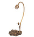 Meyda Lighting Lighting 16" High Stained Glass Pond Lily Accent Lamp
