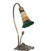 Meyda Lighting Lighting 16" High Stained Glass Pond Lily Accent Lamp