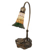Meyda Lighting Lighting 16" High Stained Glass Pond Lily Accent Lamp