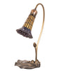 Meyda Lighting Lighting 16" High Stained Glass Pond Lily Accent Lamp