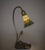 Meyda Lighting Lighting 16" High Stained Glass Pond Lily Accent Lamp