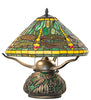 Meyda Lighting Lighting 16" High Tiffany Dragonfly Table Lamp