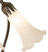 Meyda Lighting Lighting 16" High White Tiffany Pond Lily 3 Light Accent Lamp