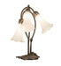 Meyda Lighting Lighting 16" High White Tiffany Pond Lily 3 Light Accent Lamp