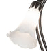 Meyda Lighting Lighting 16" High White Tiffany Pond Lily 5 Light Table Lamp