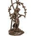 Meyda Lighting Lighting 17" High Blue Tiffany Pond Lily 2 Light Trellis Girl Accent Lamp