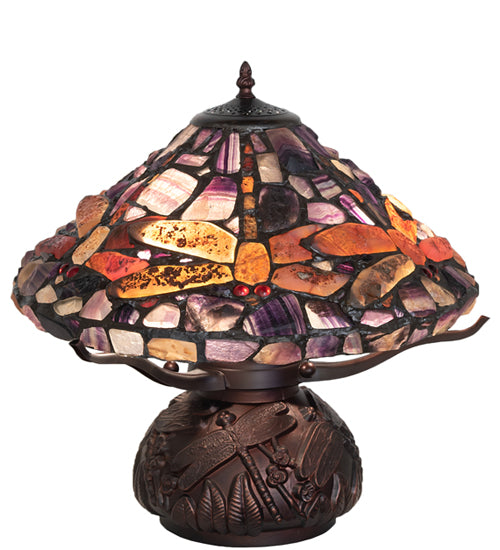 Meyda Lighting Lighting 17" High Dragonfly Agata Table Lamp