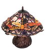 Meyda Lighting Lighting 17" High Dragonfly Agata Table Lamp