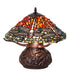 Meyda Lighting Lighting 17" High Dragonfly Polished Agata Table Lamp