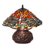 Meyda Lighting Lighting 17" High Dragonfly Polished Agata Table Lamp