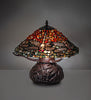 Meyda Lighting Lighting 17" High Dragonfly Polished Agata Table Lamp
