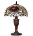 Meyda Lighting Lighting 17" High Renaissance Rose Table Lamp
