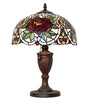 Meyda Lighting Lighting 17" High Renaissance Rose Table Lamp