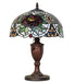 Meyda Lighting Lighting 17" High Renaissance Rose Table Lamp