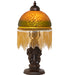 Meyda Lighting Lighting 17" High Roussillon Cherub With Lantern Mini Lamp