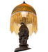 Meyda Lighting Lighting 17" High Roussillon Cherub With Lantern Mini Lamp